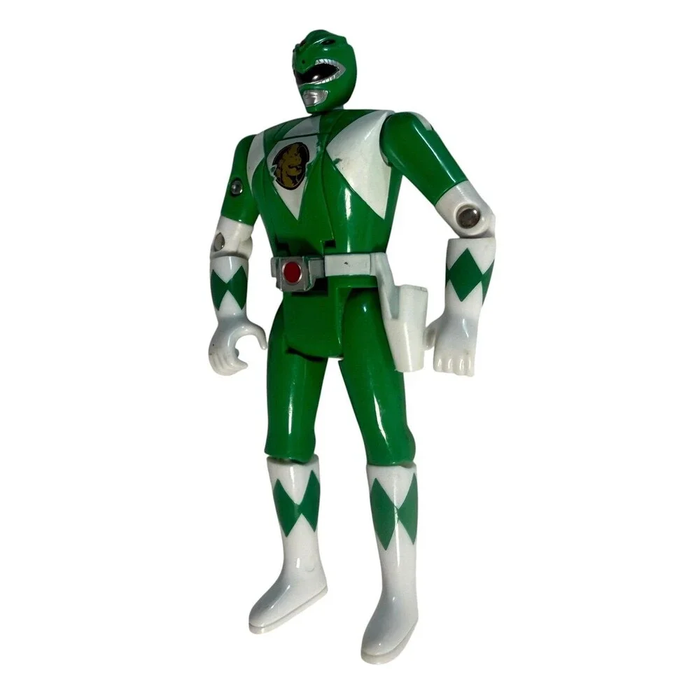 Bandai Power Rangers Green Ranger 5in Action Figure Green/White Holster